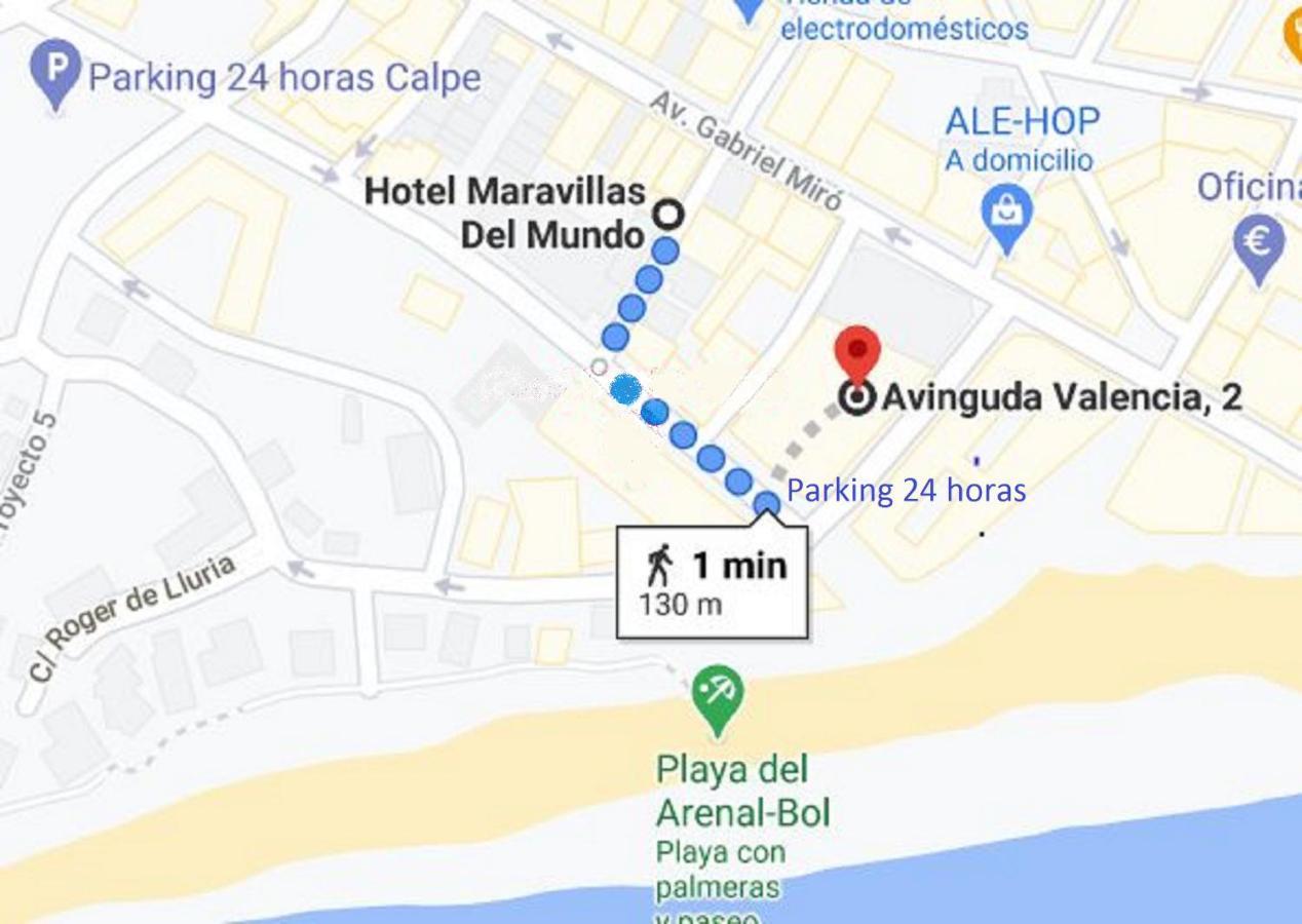 Hotel Maravillas Del Mundo Calp Extérieur photo